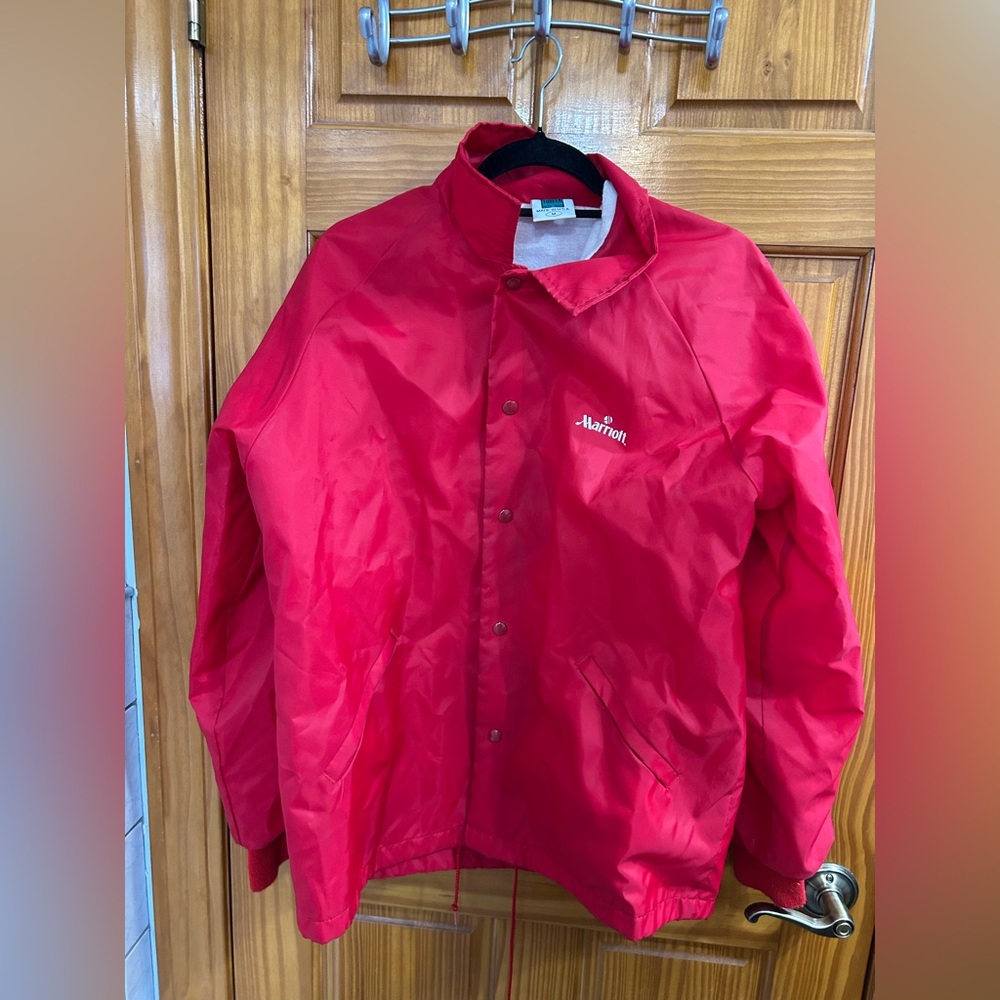 Marriott Red Windbreaker Jacket